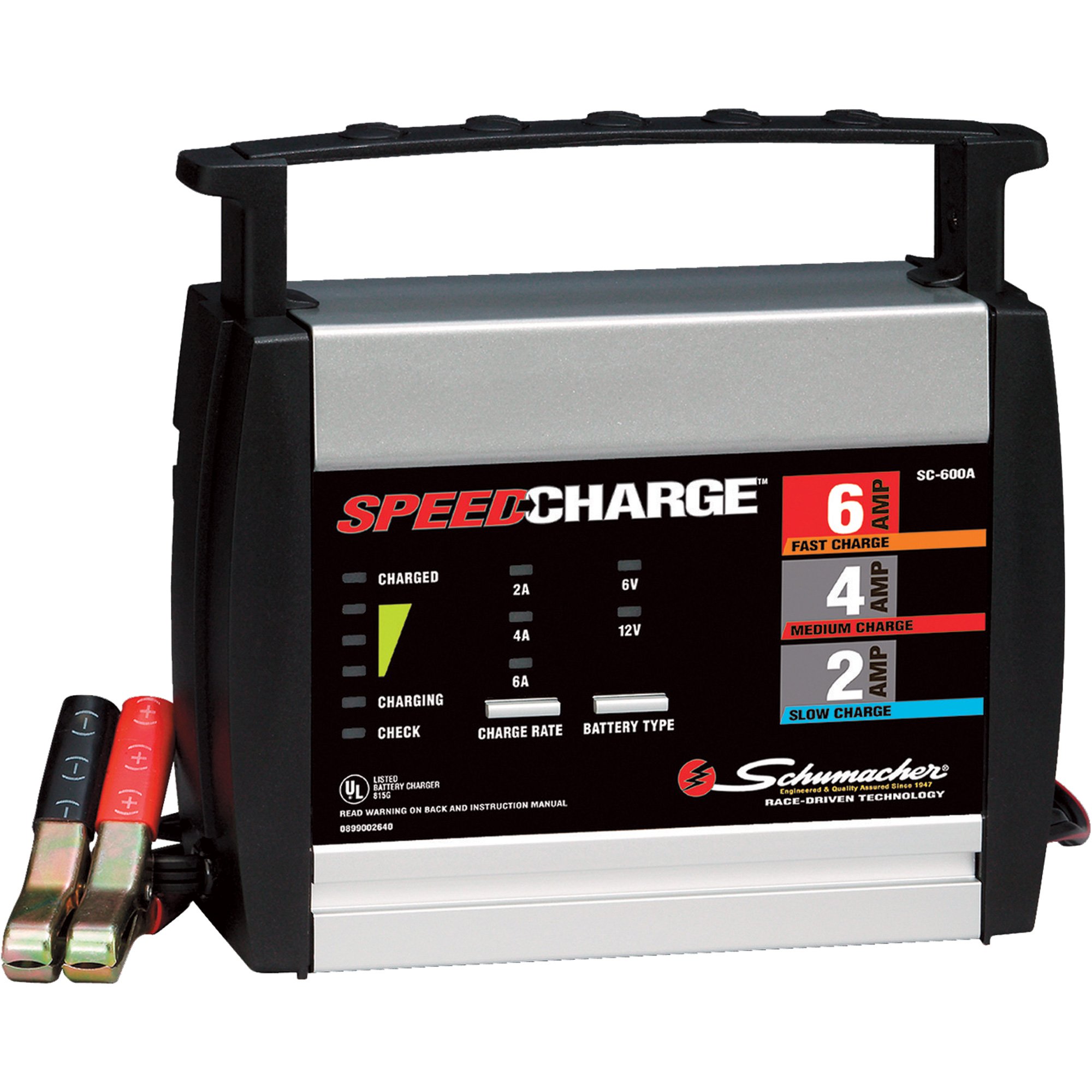 Schumacher 6/4/2 Amp Charger, Model# SC-600A